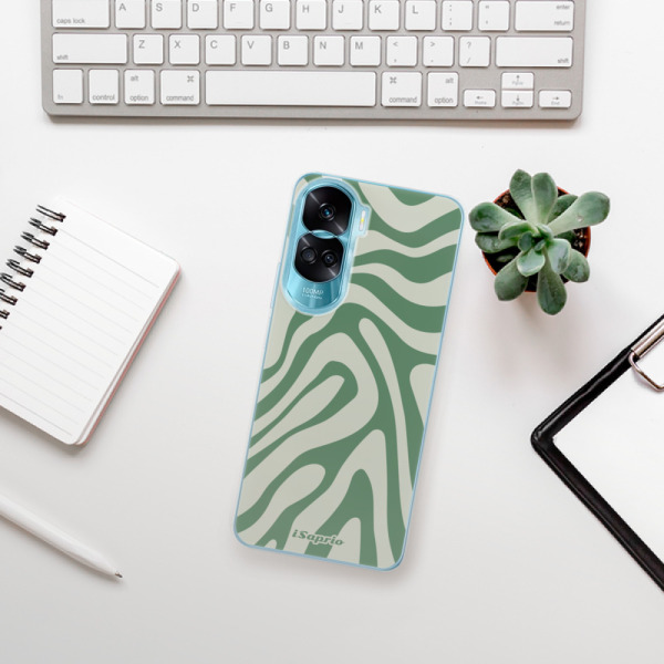 Odolné silikonové pouzdro iSaprio - Zebra Green - Honor 90 Lite 5G