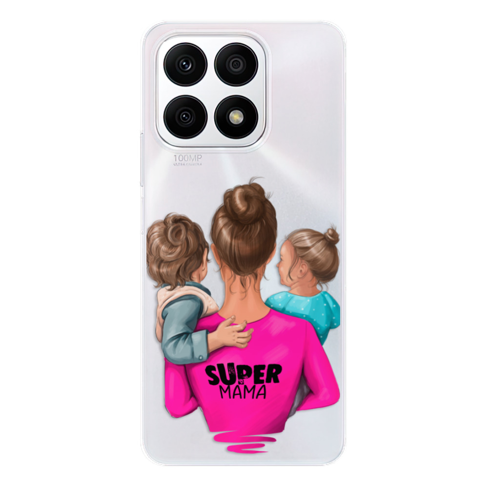 Odolné silikonové pouzdro iSaprio - Super Mama - Boy and Girl - Honor X8a