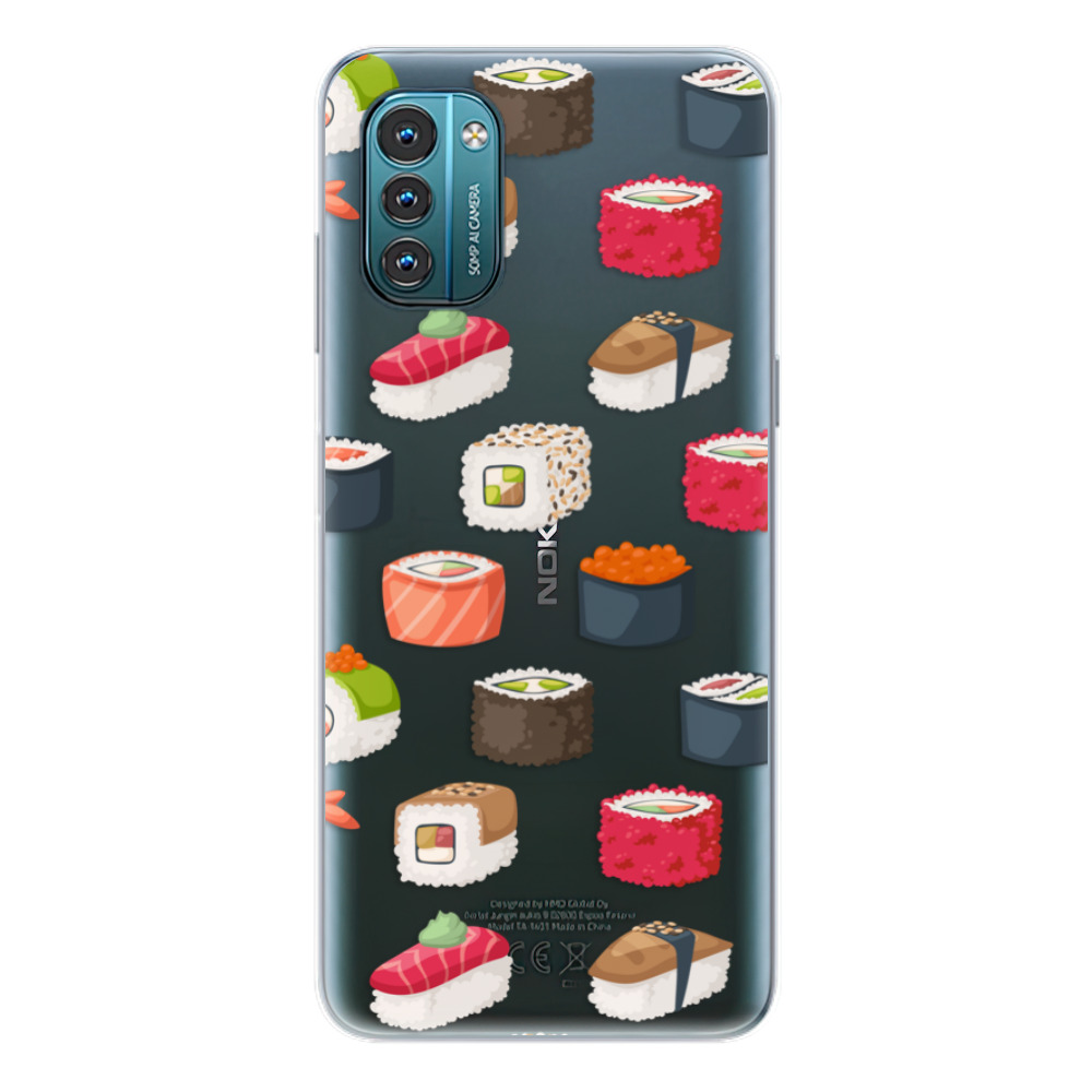 Odolné silikonové pouzdro iSaprio - Sushi Pattern - Nokia G11 / G21