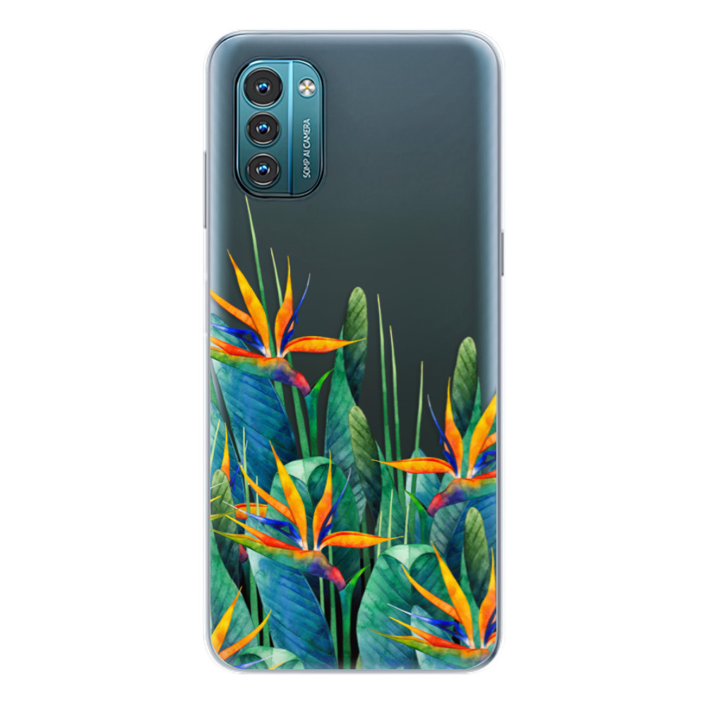 Odolné silikonové pouzdro iSaprio - Exotic Flowers - Nokia G11 / G21