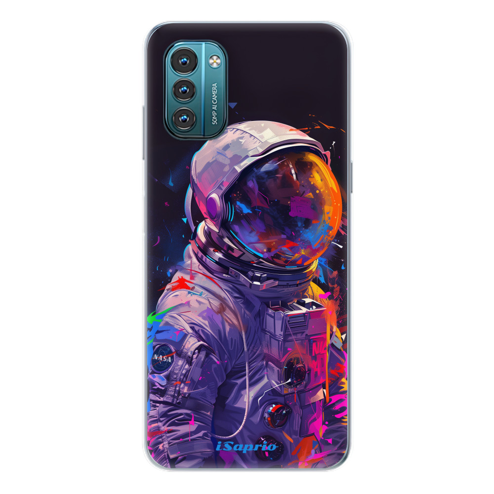 Odolné silikonové pouzdro iSaprio - Neon Astronaut - Nokia G11 / G21