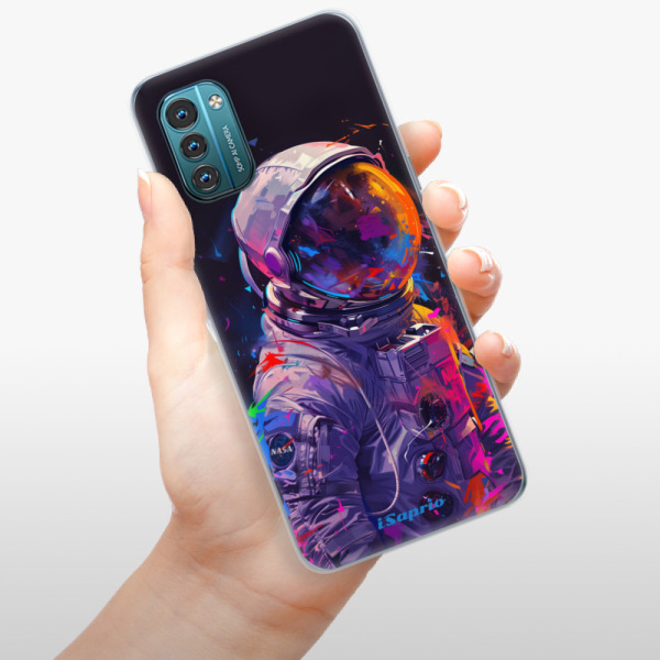 Odolné silikonové pouzdro iSaprio - Neon Astronaut - Nokia G11 / G21