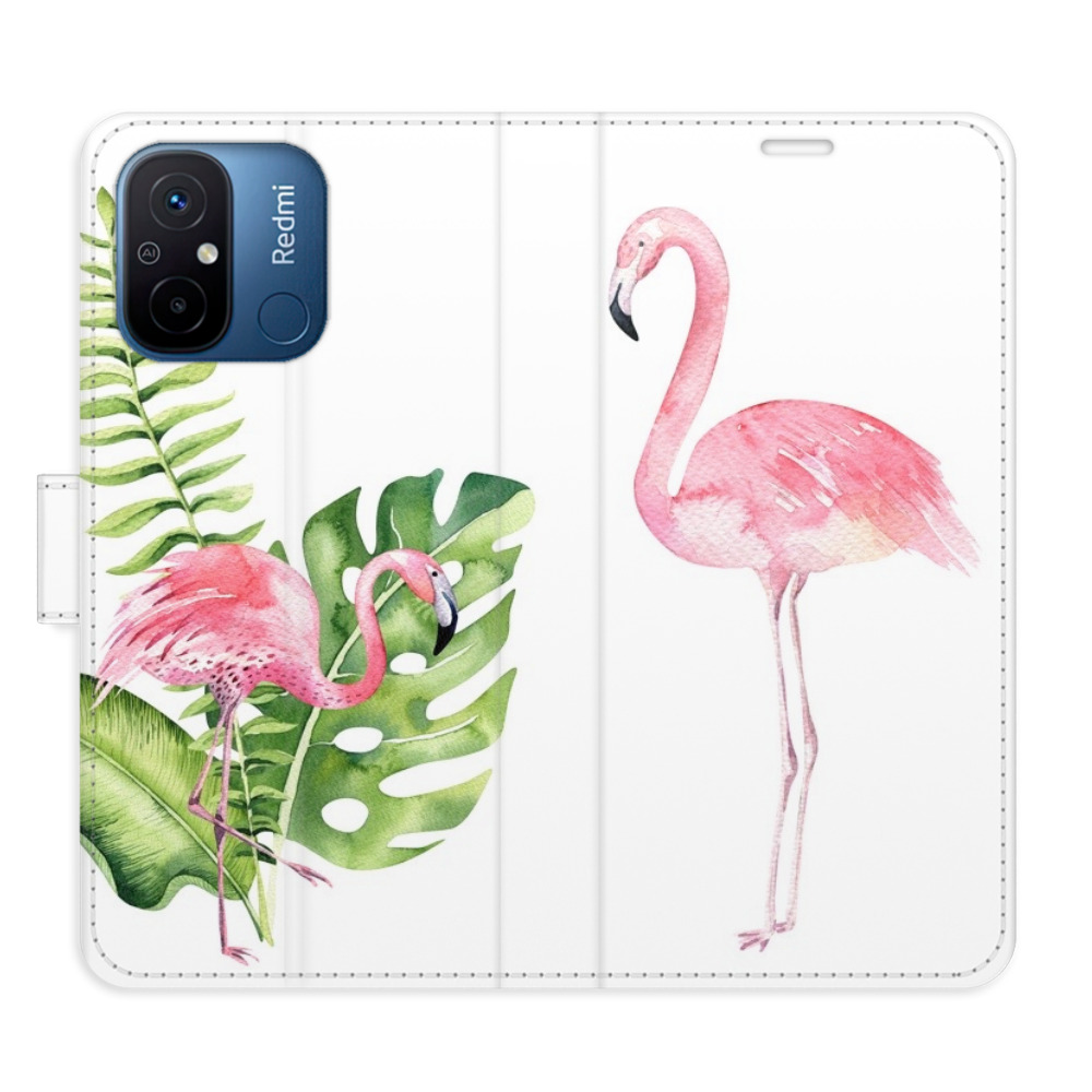 Flipové pouzdro iSaprio - Flamingos - Xiaomi Redmi 12C