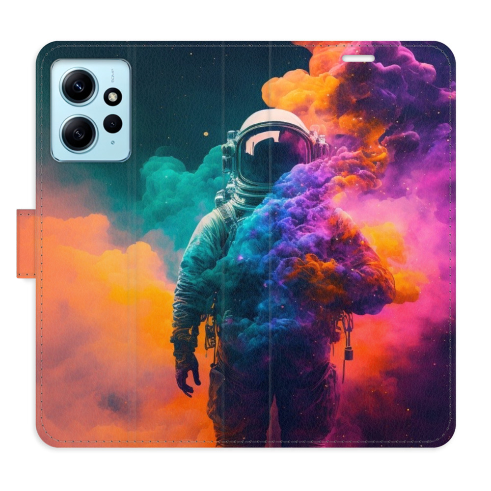 Flipové pouzdro iSaprio - Astronaut in Colours 02 - Xiaomi Redmi Note 12 5G