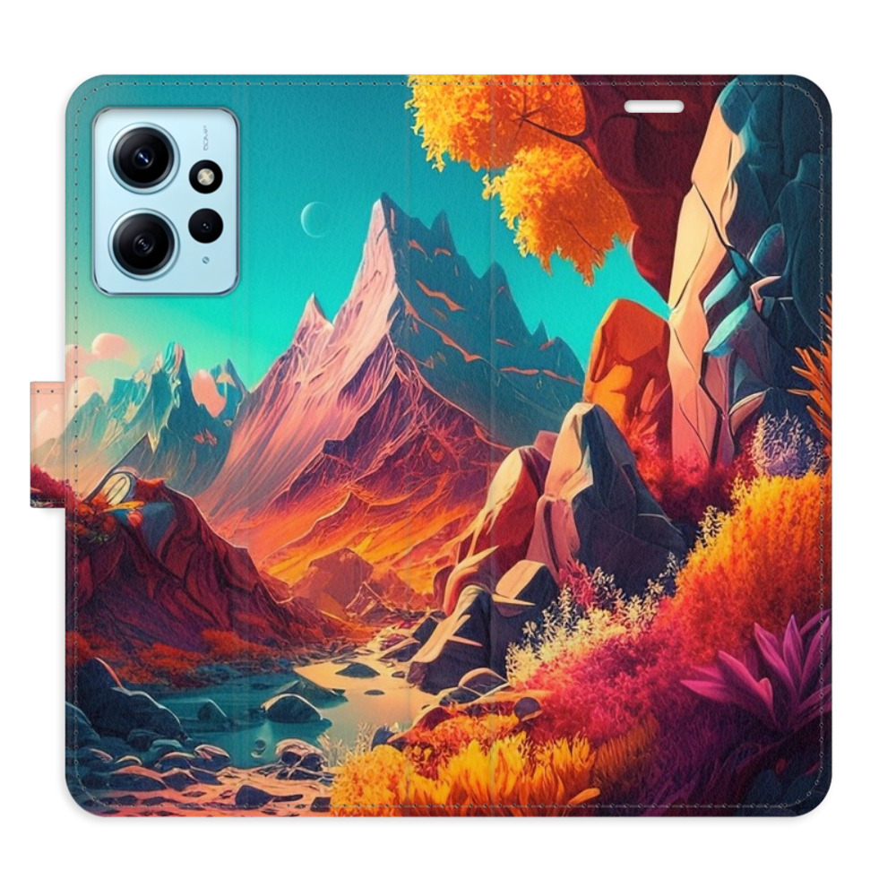 Flipové pouzdro iSaprio - Colorful Mountains - Xiaomi Redmi Note 12 5G