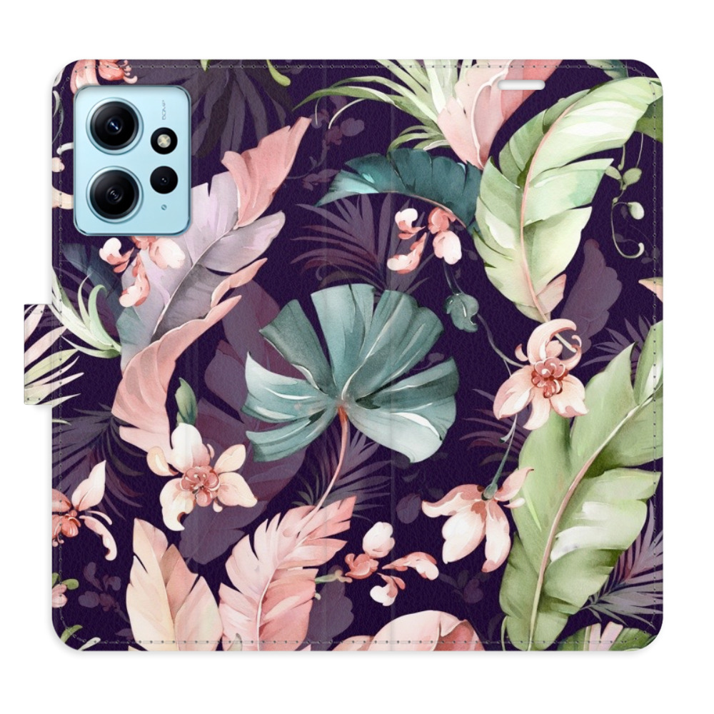 Flipové pouzdro iSaprio - Flower Pattern 08 - Xiaomi Redmi Note 12 5G