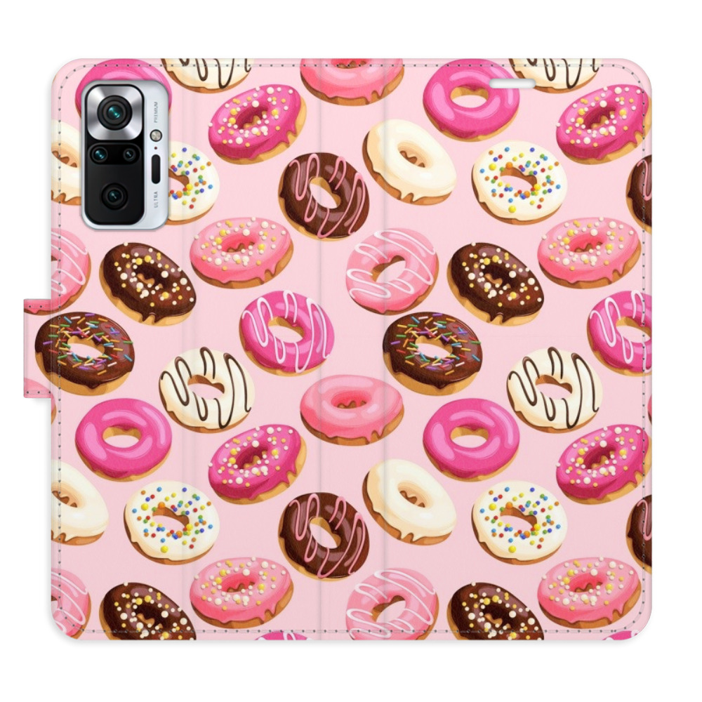 Flipové pouzdro iSaprio - Donuts Pattern 03 - Xiaomi Redmi Note 10 Pro
