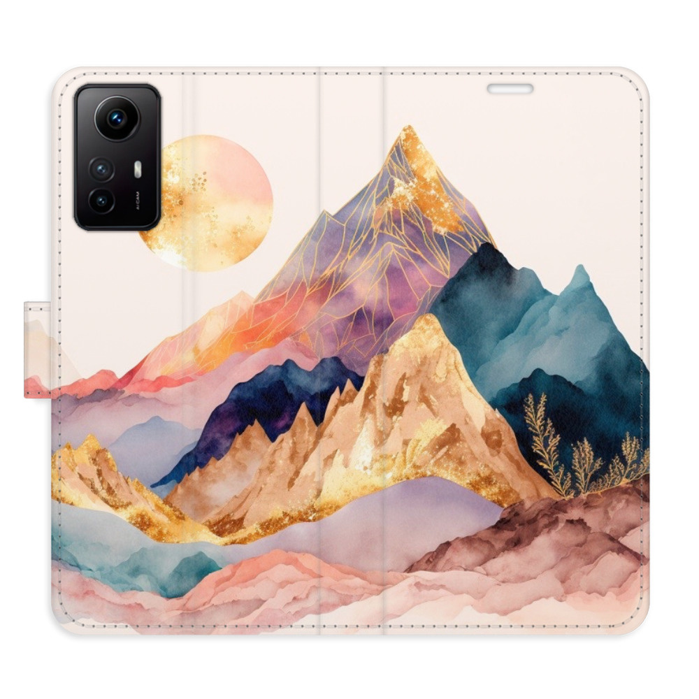 Flipové pouzdro iSaprio - Beautiful Mountains - Xiaomi Redmi Note 12S
