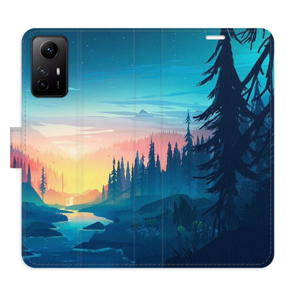Flipové pouzdro iSaprio - Magical Landscape - Xiaomi Redmi Note 12S