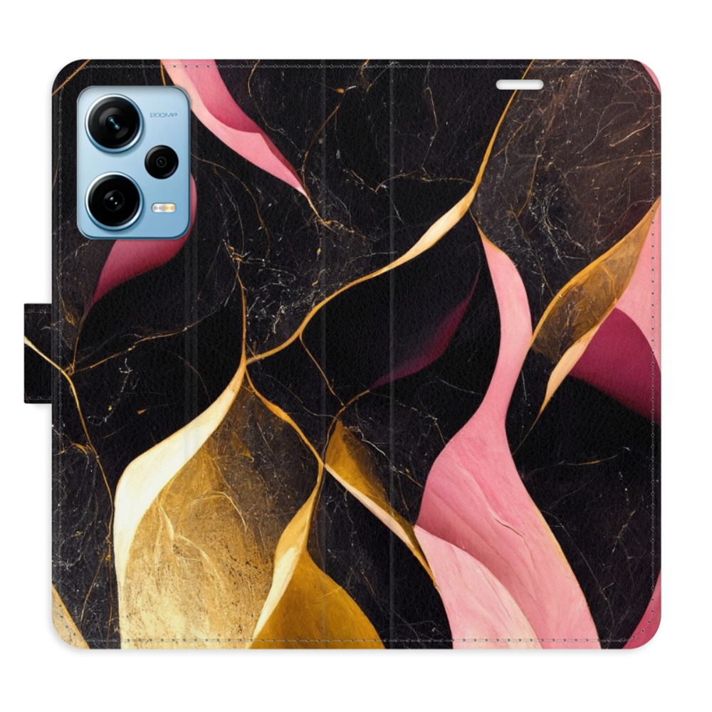 Flipové pouzdro iSaprio - Gold Pink Marble 02 - Xiaomi Redmi Note 12 Pro+ 5G