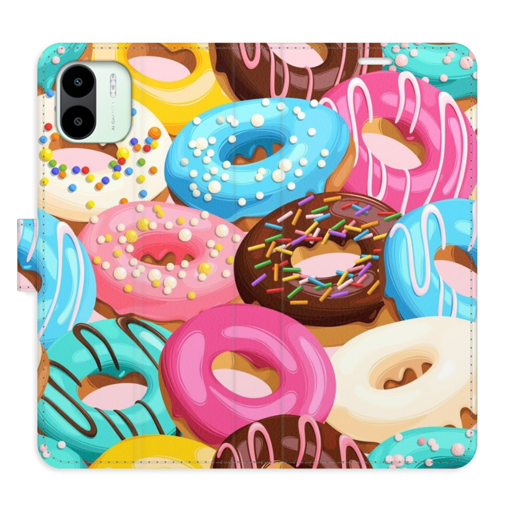 Flipové pouzdro iSaprio - Donuts Pattern 02 - Xiaomi Redmi A1 / A2