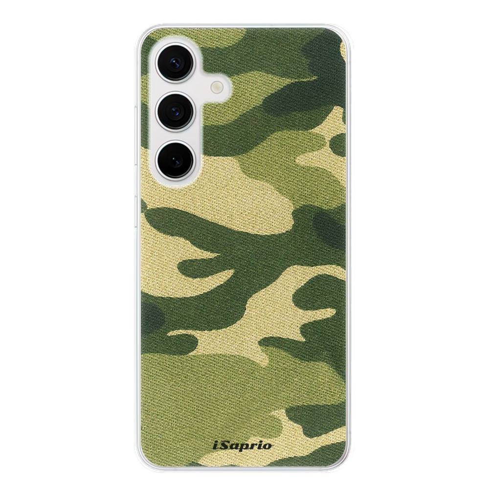 Odolné silikonové pouzdro iSaprio - Green Camuflage 01 - Samsung Galaxy S24