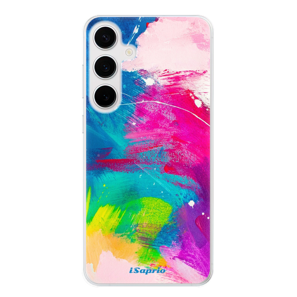 Odolné silikonové pouzdro iSaprio - Abstract Paint 03 - Samsung Galaxy S24+
