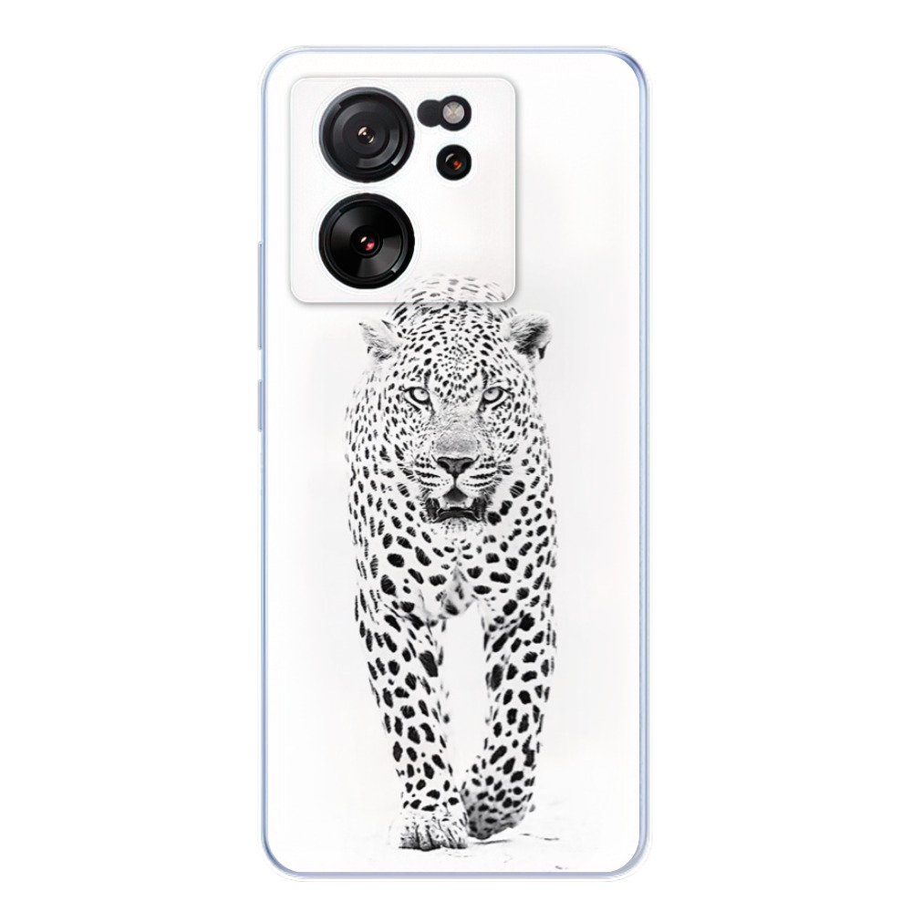 Odolné silikonové pouzdro iSaprio - White Jaguar - Xiaomi 13T / 13T Pro