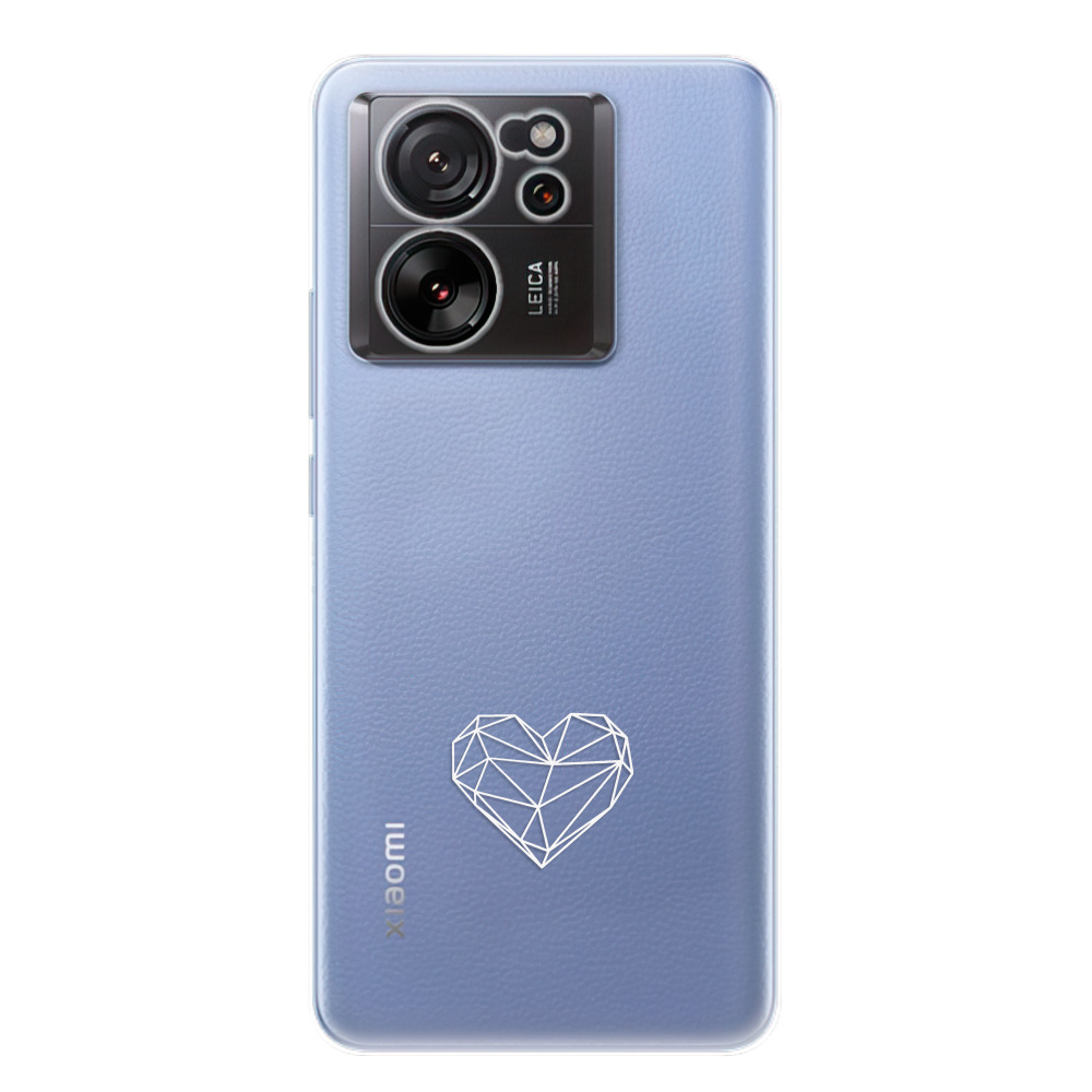 Odolné silikonové pouzdro iSaprio - čiré - Digital Love - Xiaomi 13T / 13T Pro