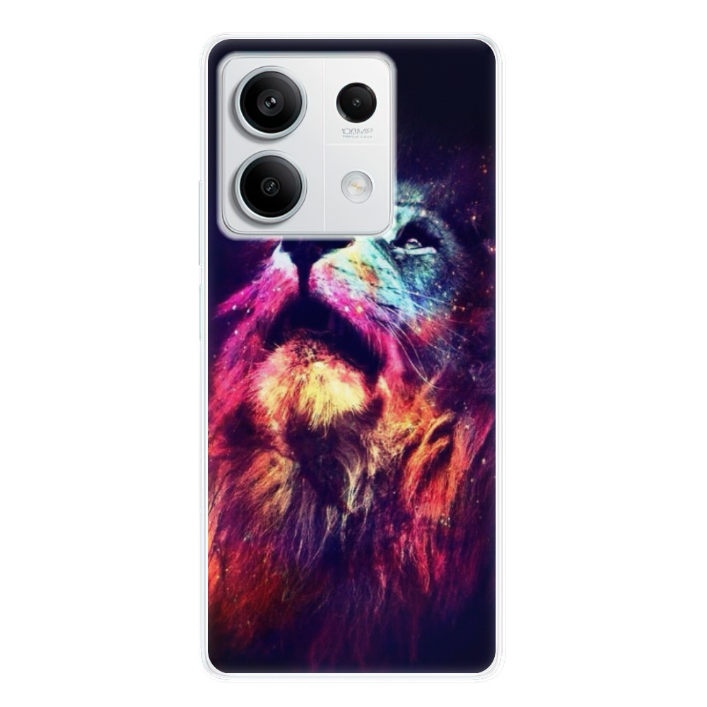 Silikonové odolné pouzdro iSaprio - Lion in Colors - Xiaomi Redmi Note 13 5G (Odolný silikonový kryt, obal, pouzdro iSaprio Lion in Colors na mobilní telefon Xiaomi Redmi Note 13 5G)