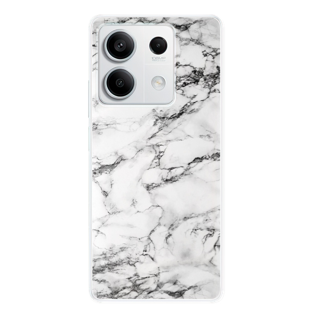 Silikonové odolné pouzdro iSaprio - White Marble 01 - Xiaomi Redmi Note 13 5G (Odolný silikonový kryt, obal, pouzdro iSaprio White Marble 01 na mobilní telefon Xiaomi Redmi Note 13 5G)