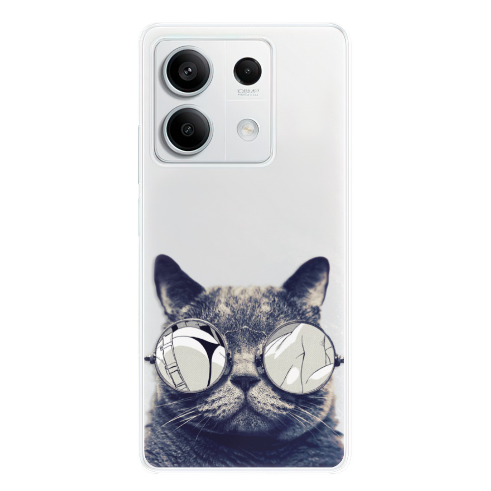 Odolné silikonové pouzdro iSaprio - Crazy Cat 01 - Xiaomi Redmi Note 13 5G