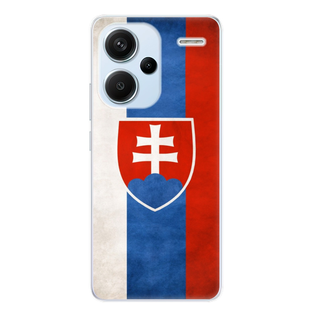 Odolné silikonové pouzdro iSaprio - Slovakia Flag - Xiaomi Redmi Note 13 Pro+ 5G