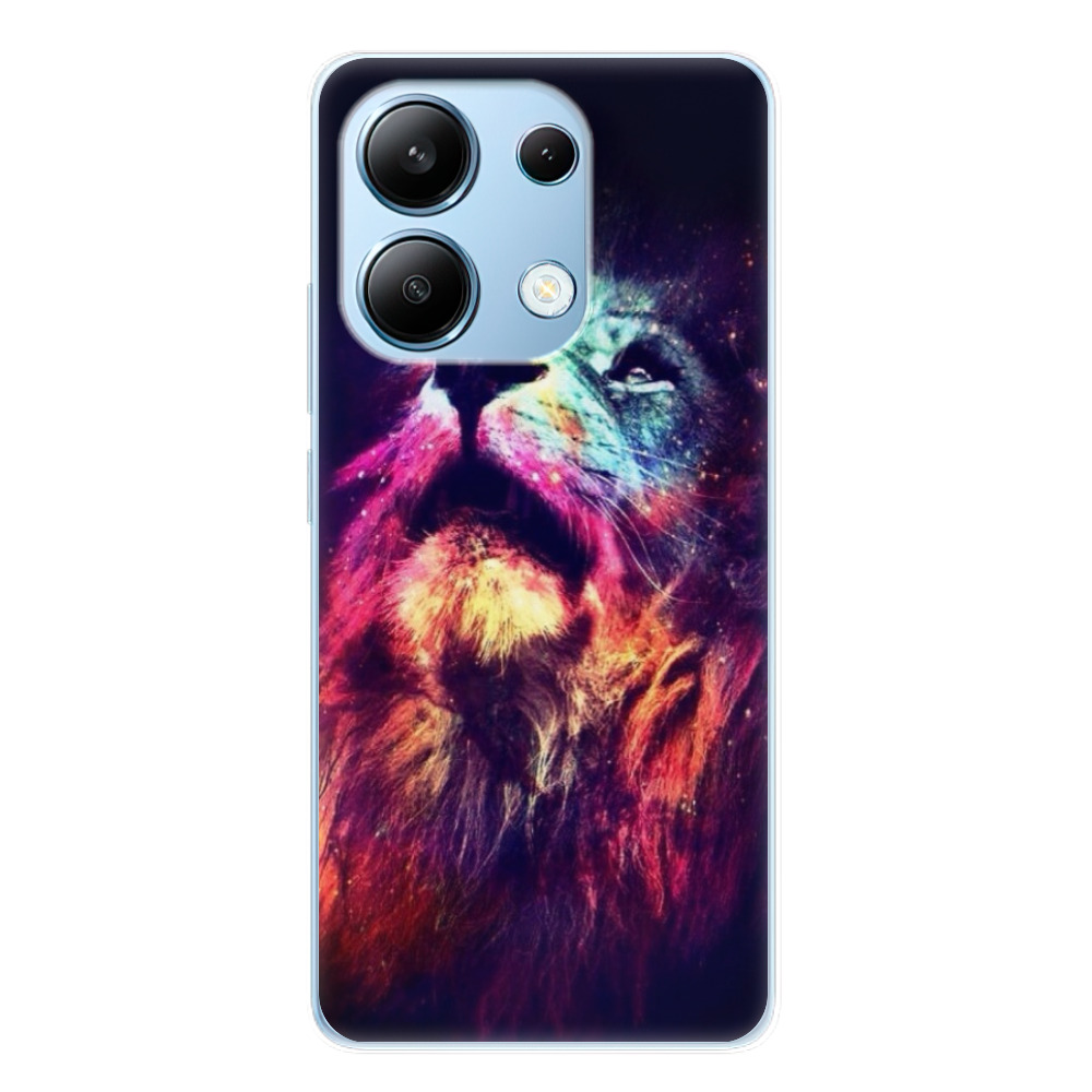 Silikonové odolné pouzdro iSaprio - Lion in Colors - Xiaomi Redmi Note 13 4G (Odolný silikonový kryt, obal, pouzdro iSaprio Lion in Colors na mobilní telefon Xiaomi Redmi Note 13 4G)