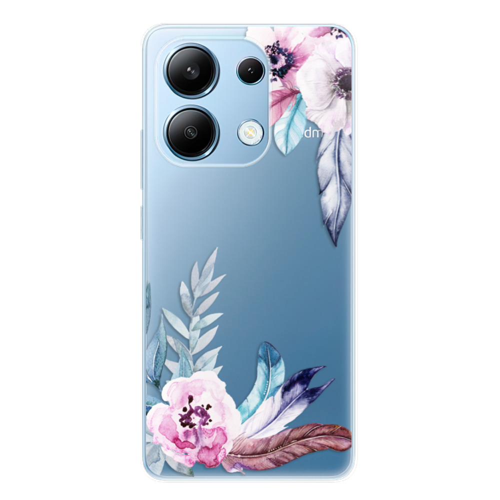 Silikonové odolné pouzdro iSaprio - Flower Pattern 04 - Xiaomi Redmi Note 13 4G (Odolný silikonový kryt, obal, pouzdro iSaprio Flower Pattern 04 na mobilní telefon Xiaomi Redmi Note 13 4G)