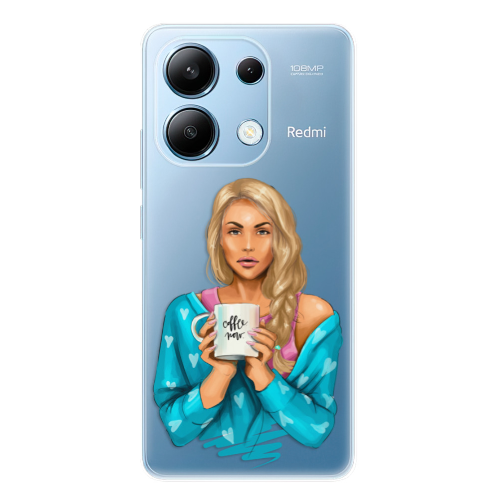 Odolné silikonové pouzdro iSaprio - Coffe Now - Blond - Xiaomi Redmi Note 13