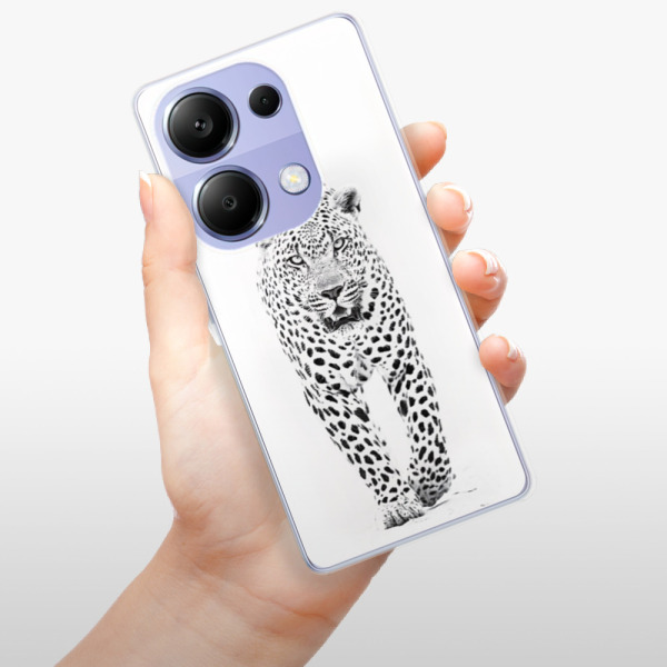 Odolné silikonové pouzdro iSaprio - White Jaguar - Xiaomi Redmi Note 13 Pro