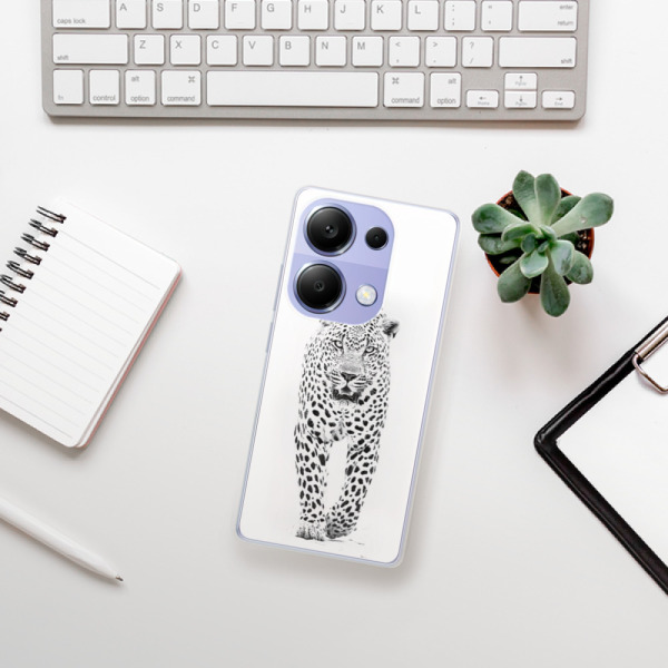 Odolné silikonové pouzdro iSaprio - White Jaguar - Xiaomi Redmi Note 13 Pro