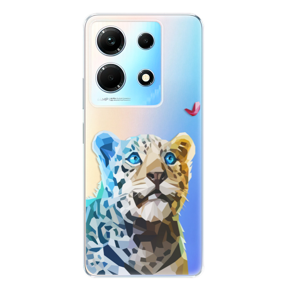 Odolné silikonové pouzdro iSaprio - Leopard With Butterfly - Infinix Note 30