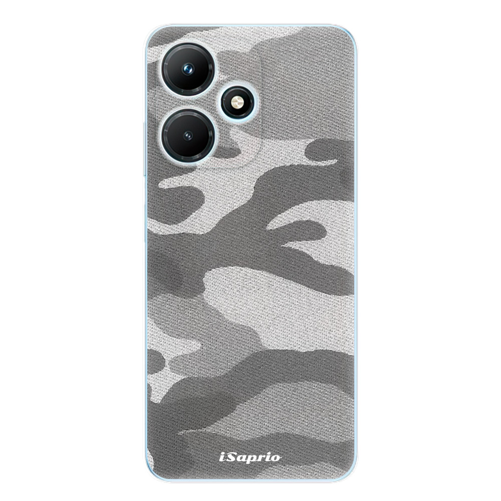 Odolné silikonové pouzdro iSaprio - Gray Camuflage 02 - Infinix Hot 30i