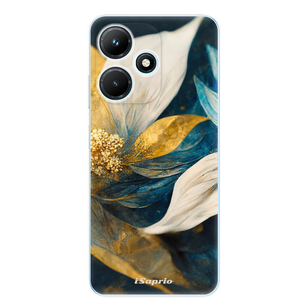 Odolné silikonové pouzdro iSaprio - Gold Petals - Infinix Hot 30i