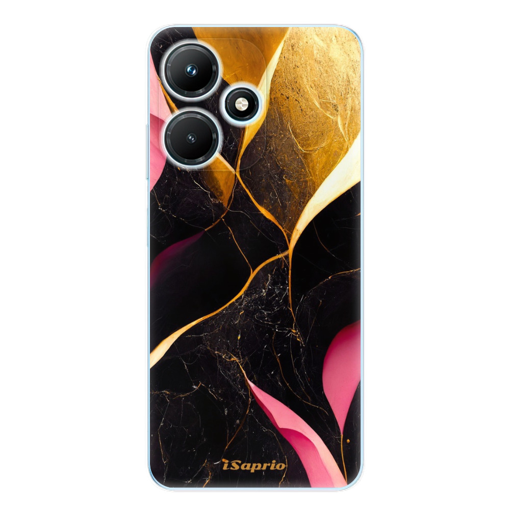 Odolné silikonové pouzdro iSaprio - Gold Pink Marble - Infinix Hot 30i