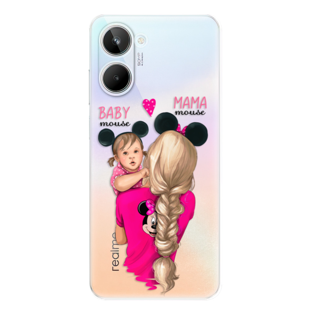 Odolné silikonové pouzdro iSaprio - Mama Mouse Blond and Girl - Realme 10