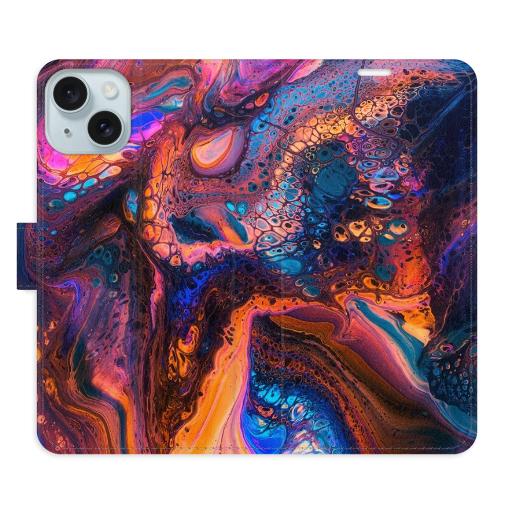 Flipové pouzdro iSaprio - Magical Paint - iPhone 15 Plus