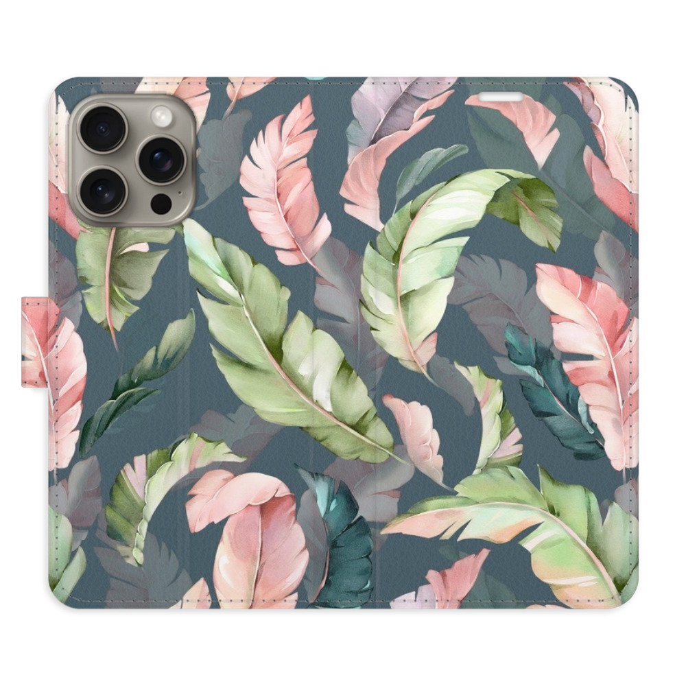 Flipové pouzdro iSaprio - Flower Pattern 09 - iPhone 15 Pro Max