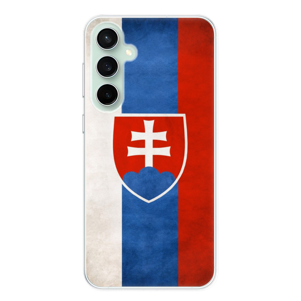 Silikonové odolné pouzdro iSaprio Slovakia Flag - Samsung Galaxy S23 FE (Odolný silikonový kryt, obal, pouzdro iSaprio Slovakia Flag na mobil Samsung Galaxy S23 FE)