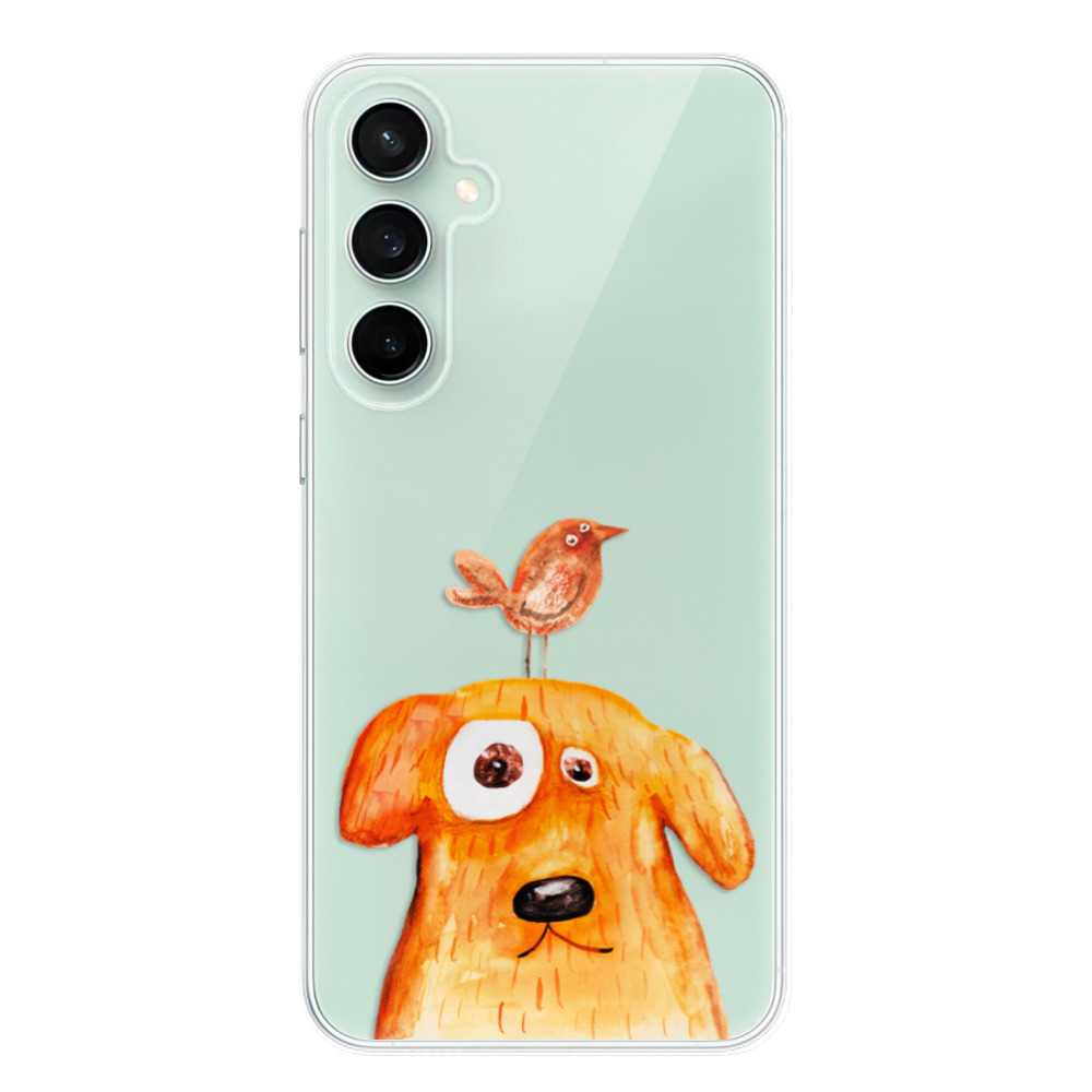 Odolné silikonové pouzdro iSaprio - Dog And Bird - Samsung Galaxy S23 FE