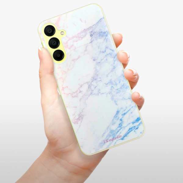 Odolné silikonové pouzdro iSaprio - Raibow Marble 10 - Samsung Galaxy A15 / A15 5G