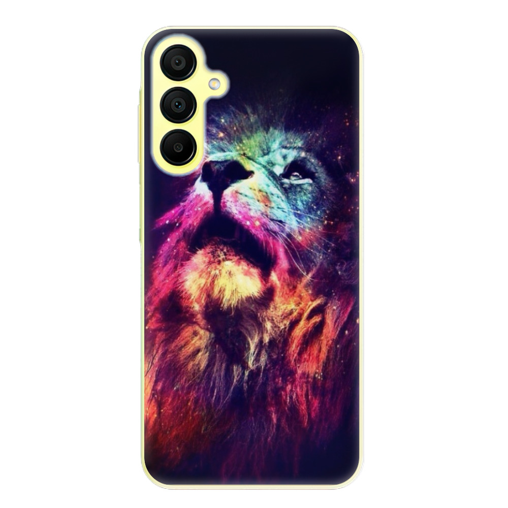 Odolné silikonové pouzdro iSaprio - Lion in Colors - Samsung Galaxy A15 / A15 5G