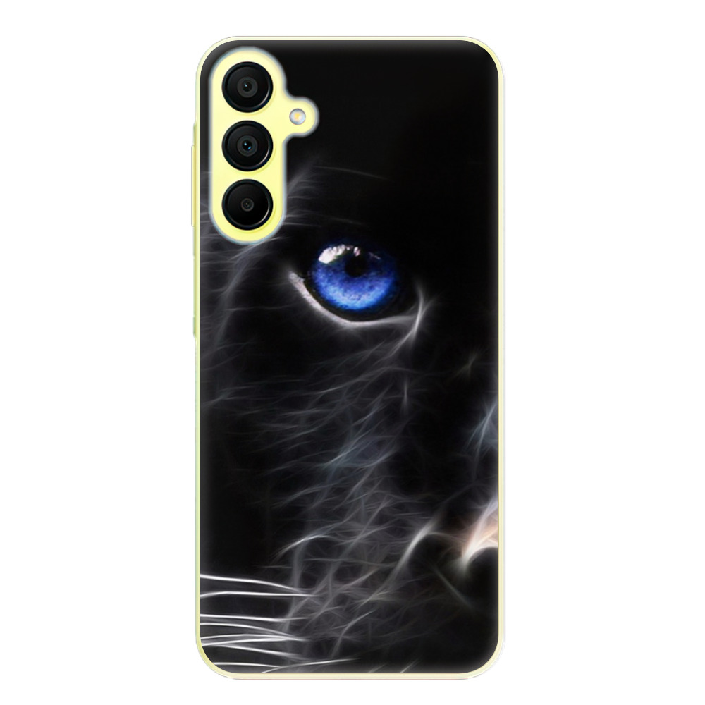 Odolné silikonové pouzdro iSaprio - Black Puma - Samsung Galaxy A15 / A15 5G