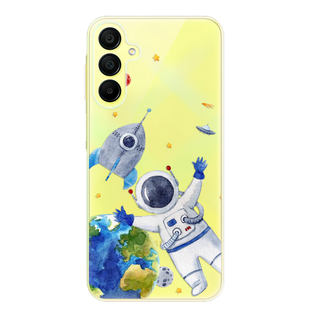 Silikonové odolné pouzdro iSaprio Space 05 - Samsung Galaxy A15 / A15 5G (Odolný silikonový kryt, obal, pouzdro iSaprio Space 05 na mobil Samsung Galaxy A15 / A15 5G)