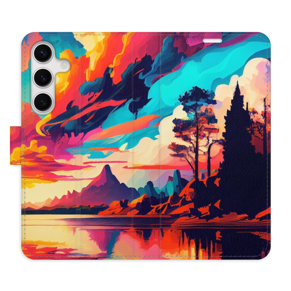 Flipové pouzdro iSaprio - Colorful Mountains 02 - Samsung Galaxy S24