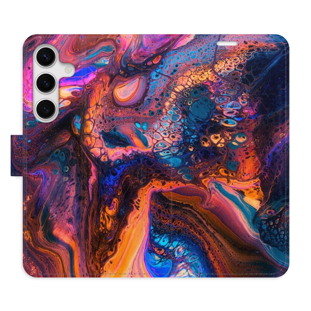 Flipové pouzdro iSaprio - Magical Paint - Samsung Galaxy S24