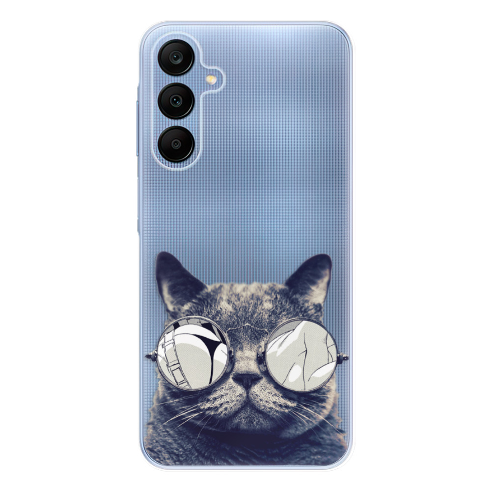 Odolné silikonové pouzdro iSaprio - Crazy Cat 01 - Samsung Galaxy A25 5G