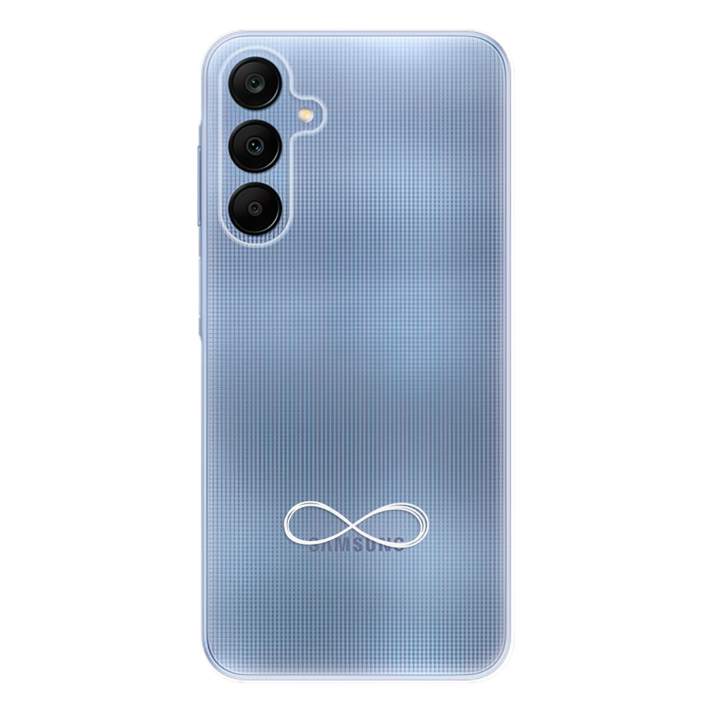 Odolné silikonové pouzdro iSaprio - čiré - Infinity - Samsung Galaxy A25 5G