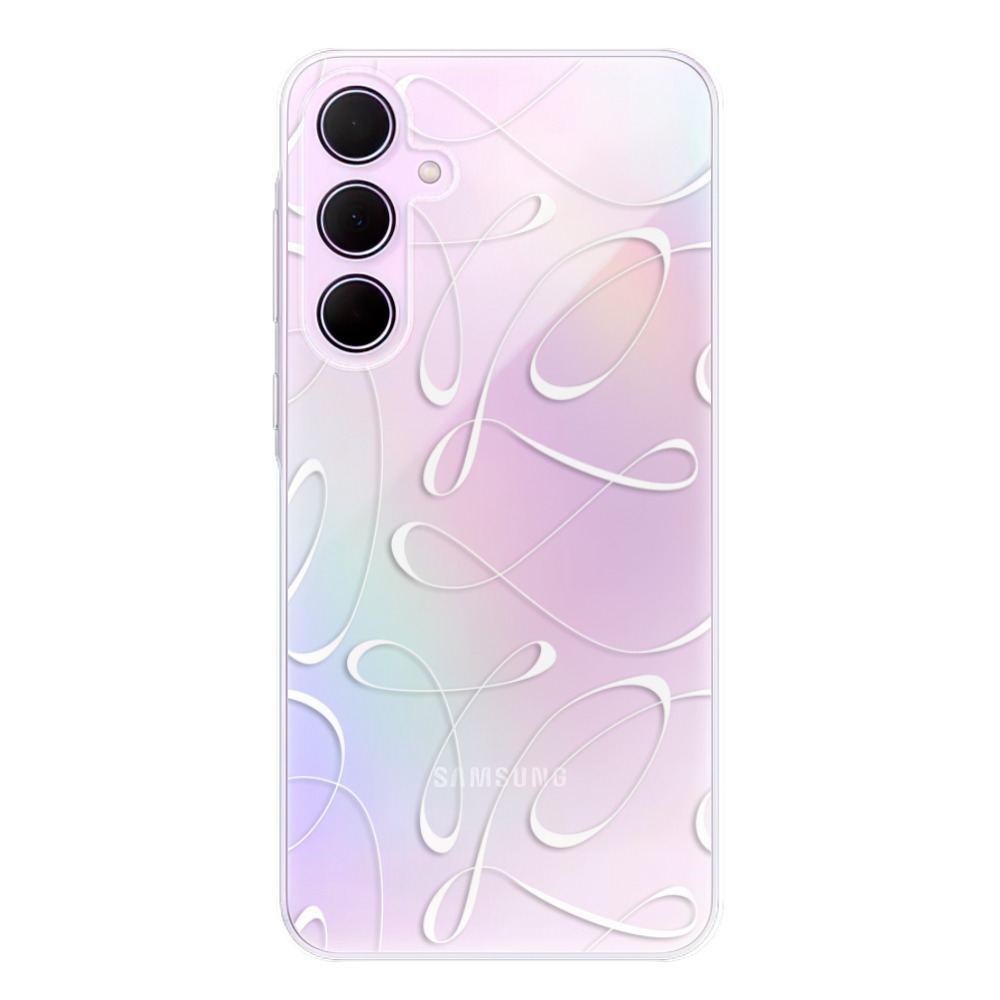 Odolné silikonové pouzdro iSaprio - Fancy - white - Samsung Galaxy A55 5G