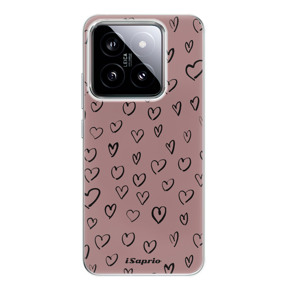 Odolné silikonové pouzdro iSaprio - Heart Dark - Xiaomi 14