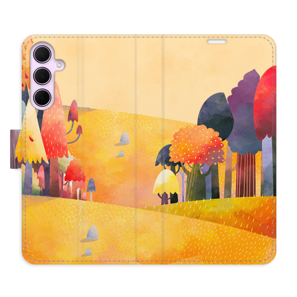 Flipové pouzdro iSaprio - Autumn Forest - Samsung Galaxy A35 5G
