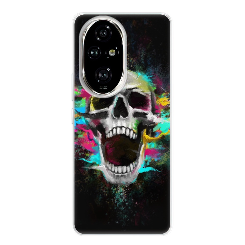 Silikonové odolné pouzdro iSaprio - Skull in Colors - Honor 200 Pro (Odolný silikonový kryt, obal, pouzdro - Skull in Colors - Honor 200 Pro)