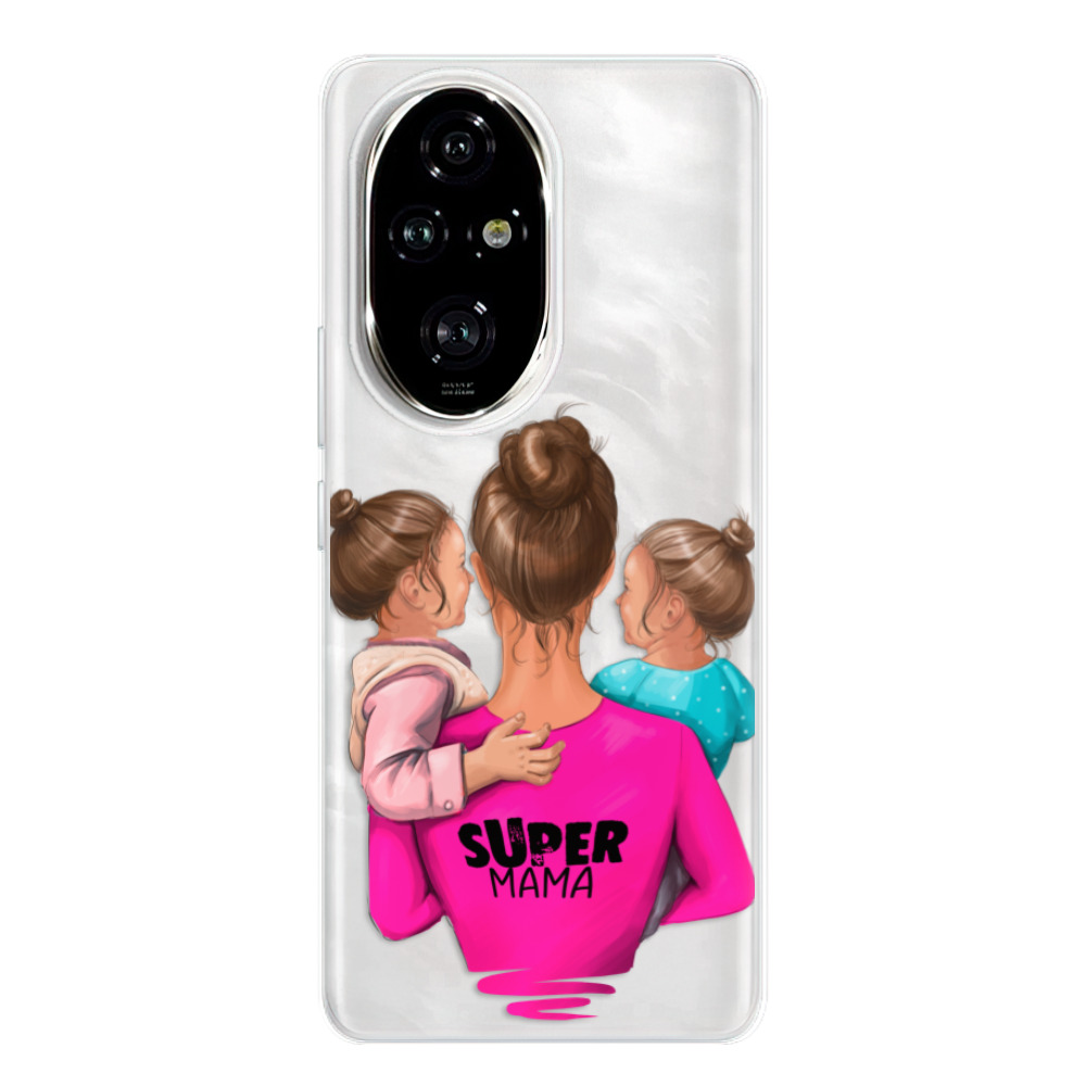 Silikonové odolné pouzdro iSaprio - Super Mama - Two Girls - Honor 200 Pro (Odolný silikonový kryt, obal, pouzdro - Super Mama - Two Girls - Honor 200 Pro)